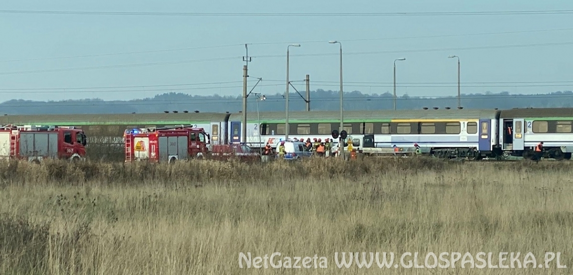 Kolizja na torach koło Bogaczewa