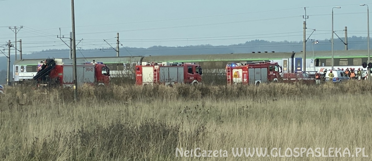 Kolizja na torach koło Bogaczewa