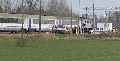 Kolizja na torach koło Bogaczewa