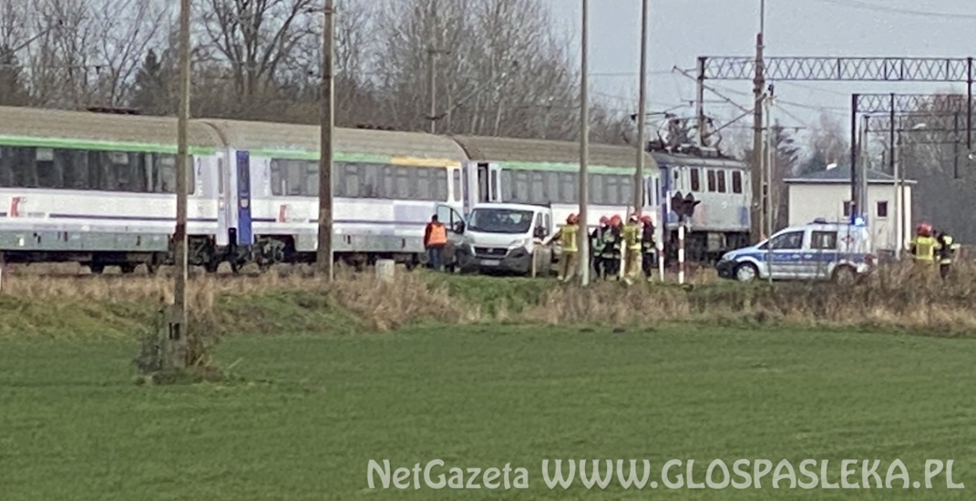 Kolizja na torach koło Bogaczewa