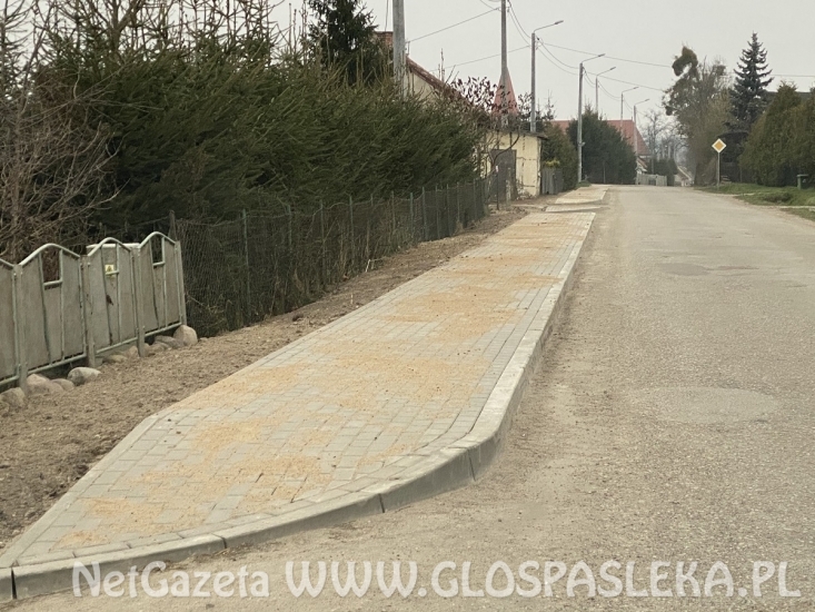 Remont chodnika zakończony
