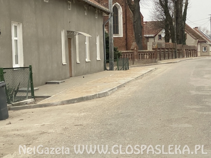 Remont chodnika zakończony