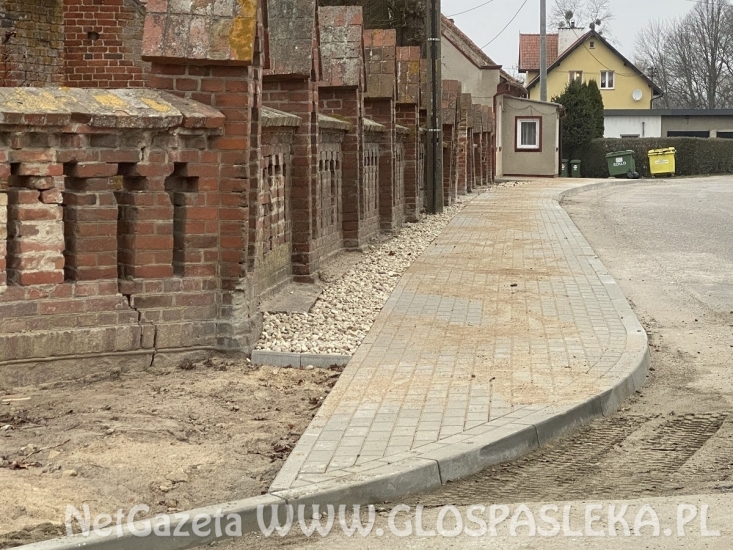 Remont chodnika zakończony