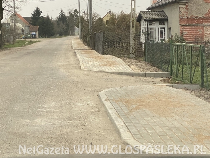 Remont chodnika zakończony