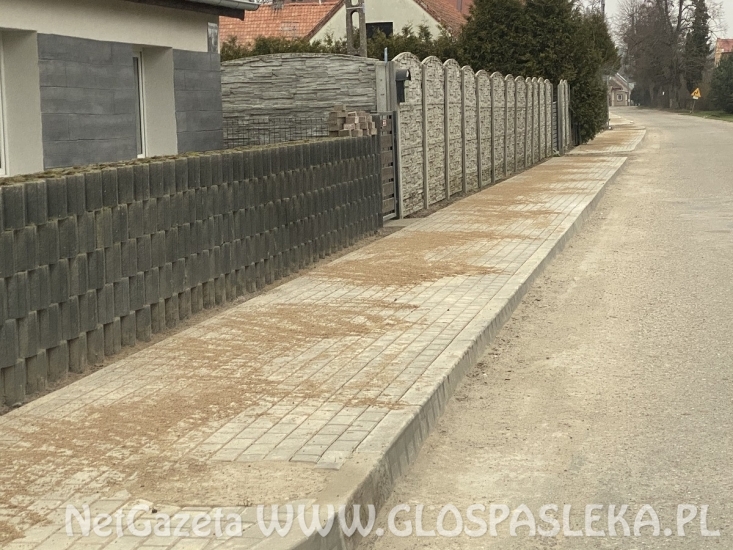 Remont chodnika zakończony