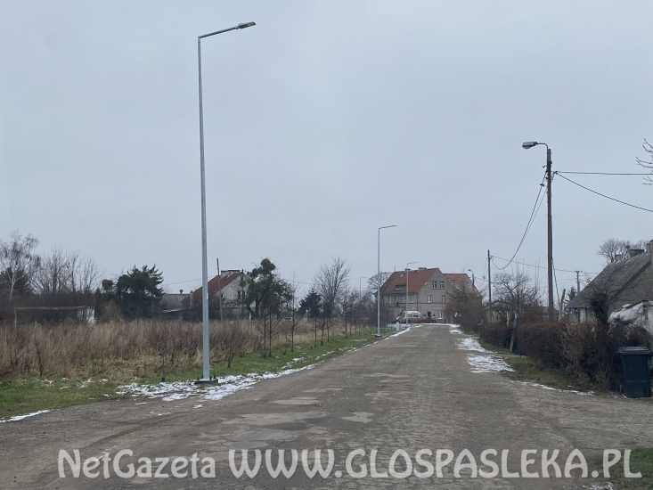 Nowe oświetlenie w Sakówku