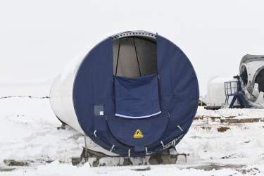 Trwa montaż wiatraków