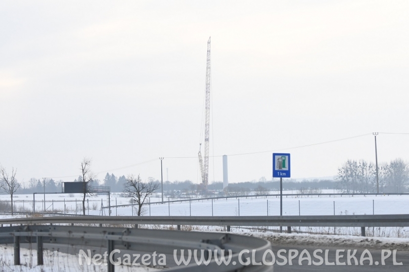 Trwa montaż wiatraków