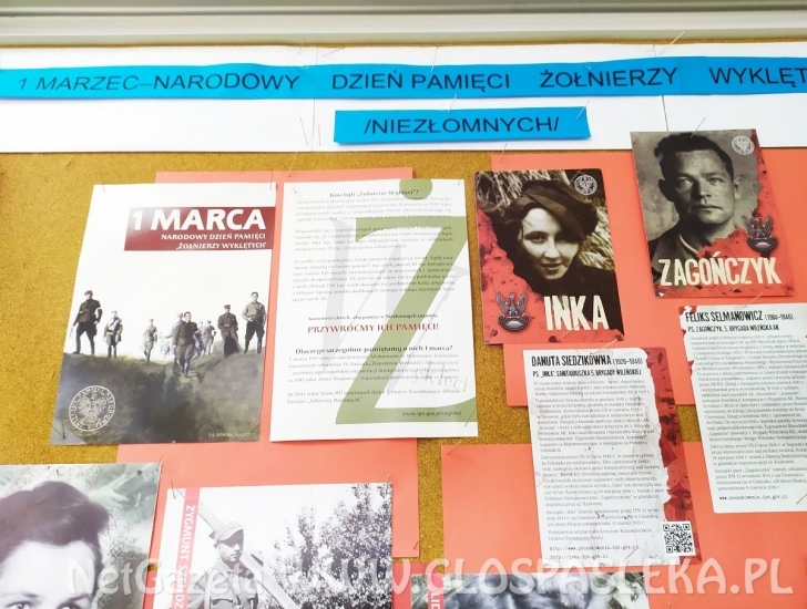 Kadeci ZSEiT Pasłęk  pamiętają o Żołnierzach Wyklętych