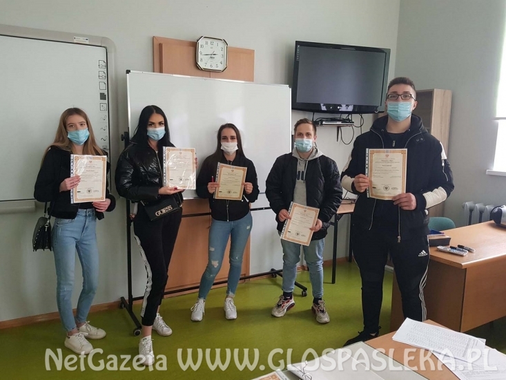 Sukces uczniów klas IV Technikum z Zespołu Szkół w Pasłęku