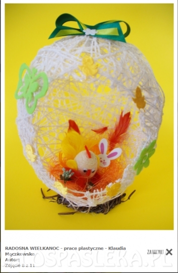 RADOSNA WIELKANOC – WYNIKI KONKURSU PLASTYCZNEGO