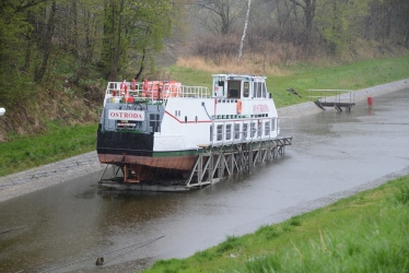 Awaria na pochylni Kąty