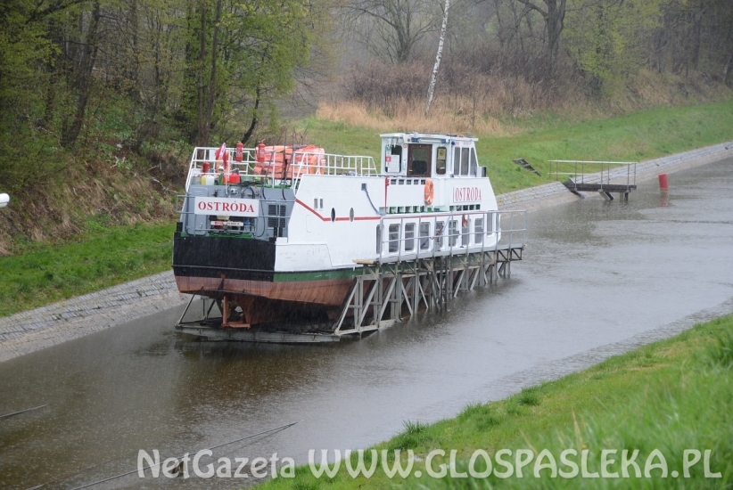 Awaria na pochylni Kąty