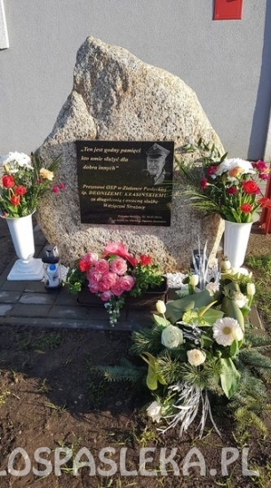 Poświęcenie pamiątkowej tablicy