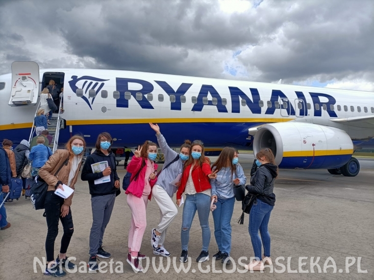 Powrót uczniów ZSEiT z dwutygodniowych staży w Maladze