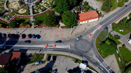 Pasłęk z lotu ptaka - lipiec 2021