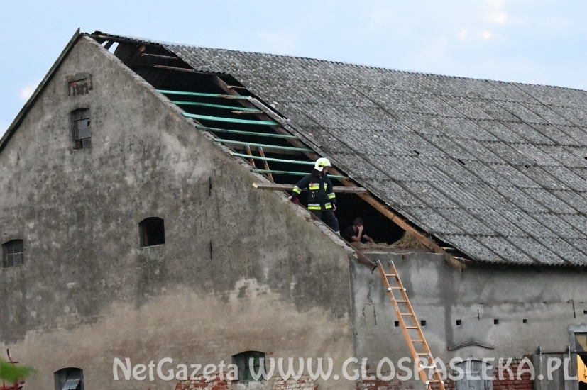 Szacowanie strat po wczorajszej burzy