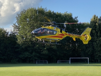 Lądował śmigłowiec LPR