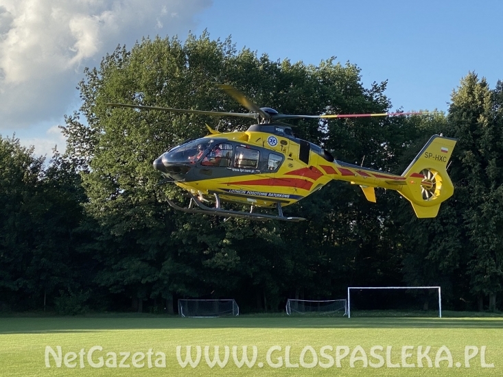 Lądował śmigłowiec LPR