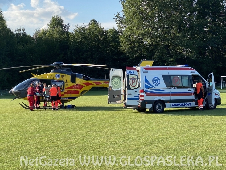 Lądował śmigłowiec LPR