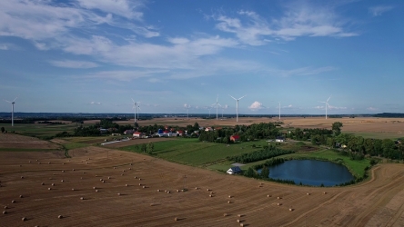 Wiatraki z lotu ptaka