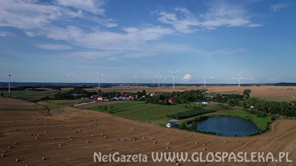 Wiatraki z lotu ptaka