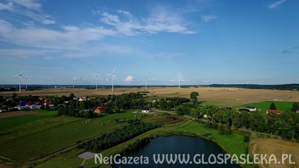 Wiatraki z lotu ptaka