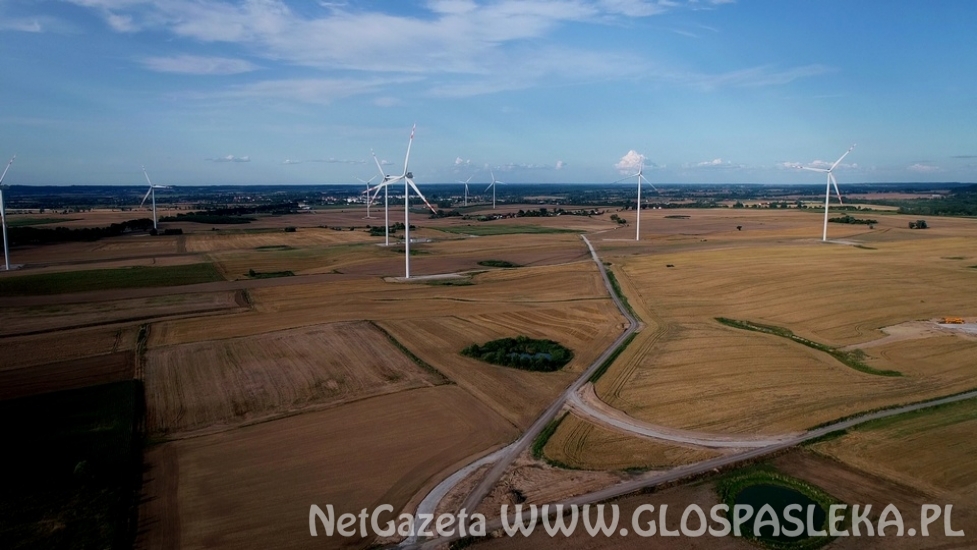 Wiatraki z lotu ptaka