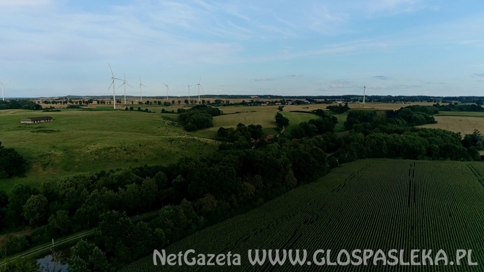 Wiatraki z lotu ptaka