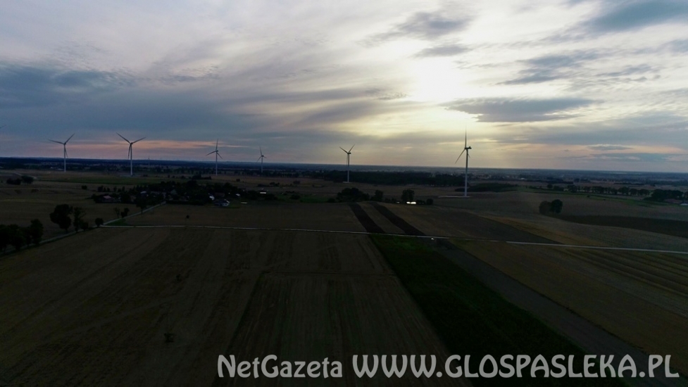 Wiatraki z lotu ptaka