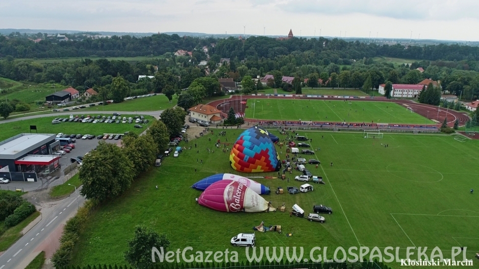 Balony startują ze stadionu