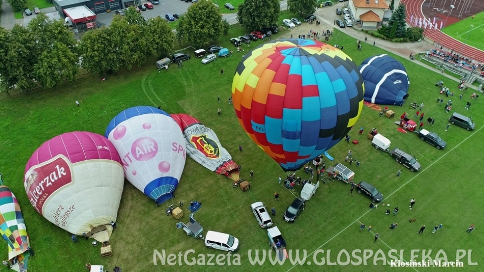 Balony startują ze stadionu