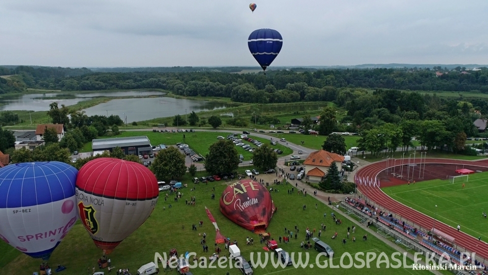 Balony startują ze stadionu