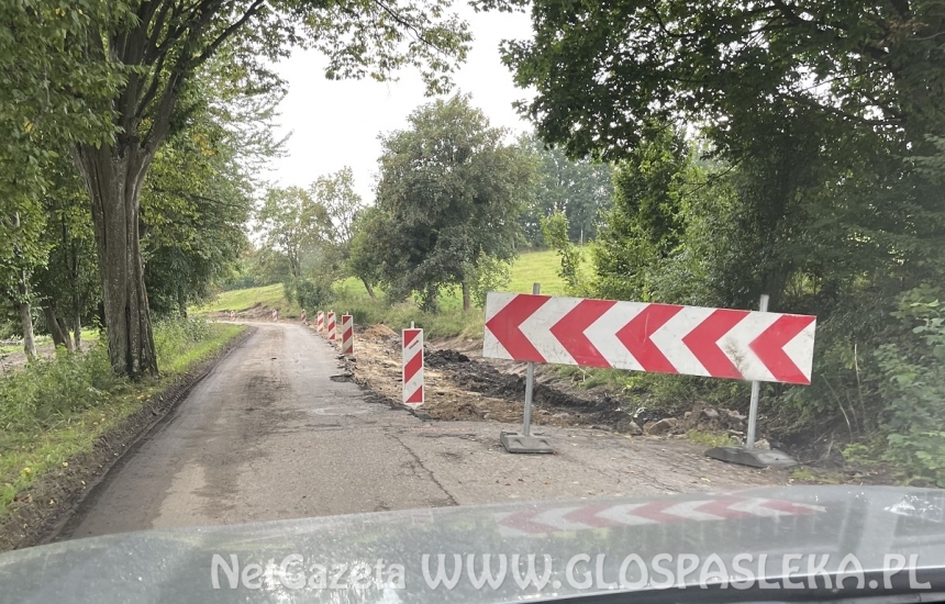 Remont drogi 505 do Młynar