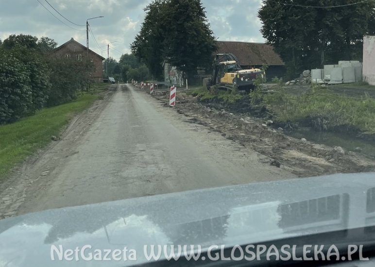 Remont drogi 505 do Młynar