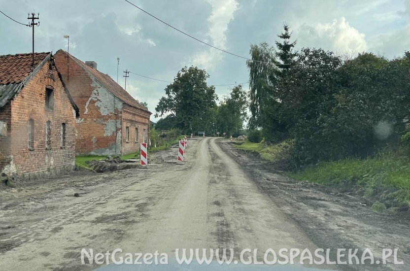 Remont drogi 505 do Młynar