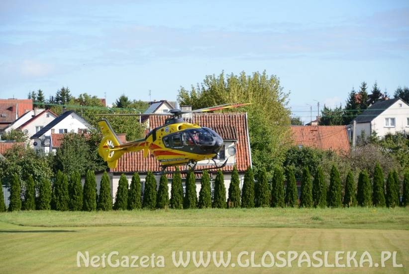 Kolejne lądowanie na stadionie