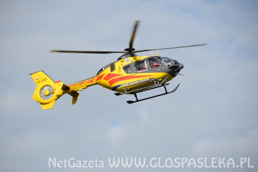 Kolejne lądowanie na stadionie