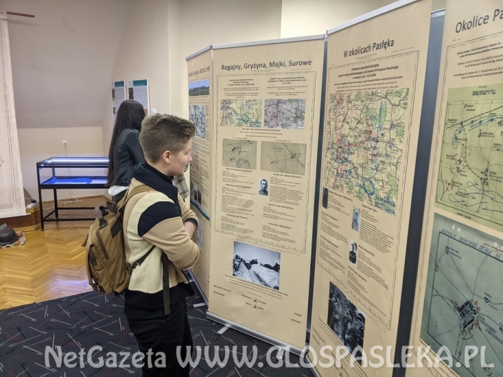 Na wystawie o historii Pasłęka w 1945 r.