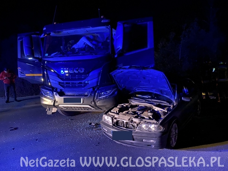 Iveco contra BMW - trzy osoby w szpitalu