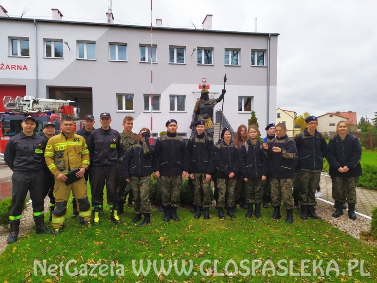 KADECI ZSEIT W JEDNOSTCE RATOWNICZO-GAŚNICZEJ W PASŁĘKU