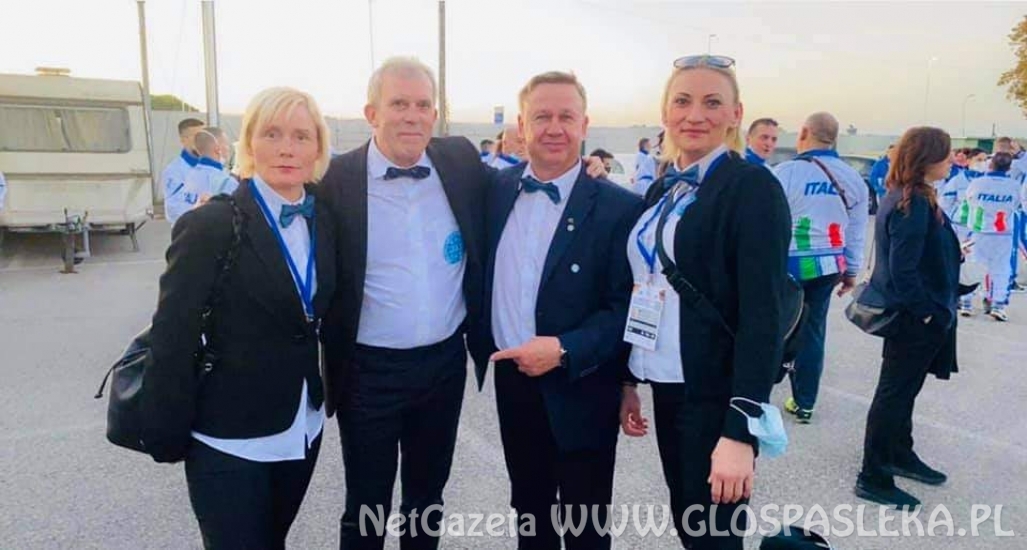 Pasłęccy sędziowie kickboxingu we Włoszech.