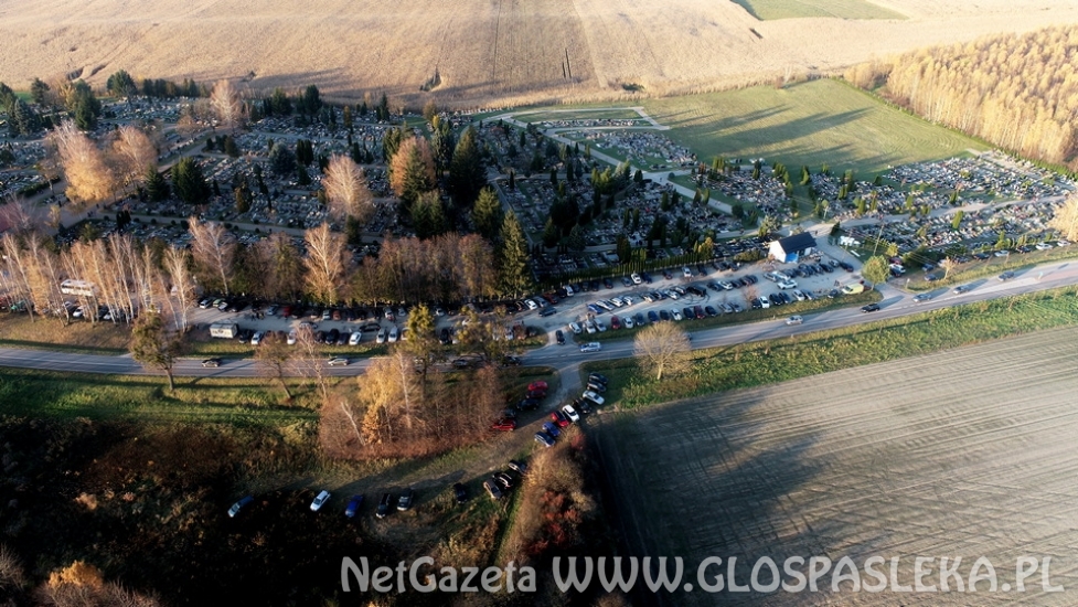 Cmentarz z lotu ptaka