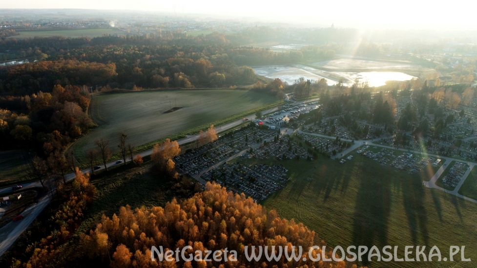 Cmentarz z lotu ptaka