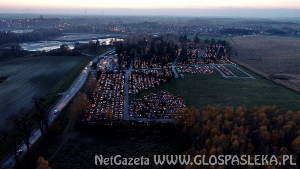 Cmentarz z lotu ptaka