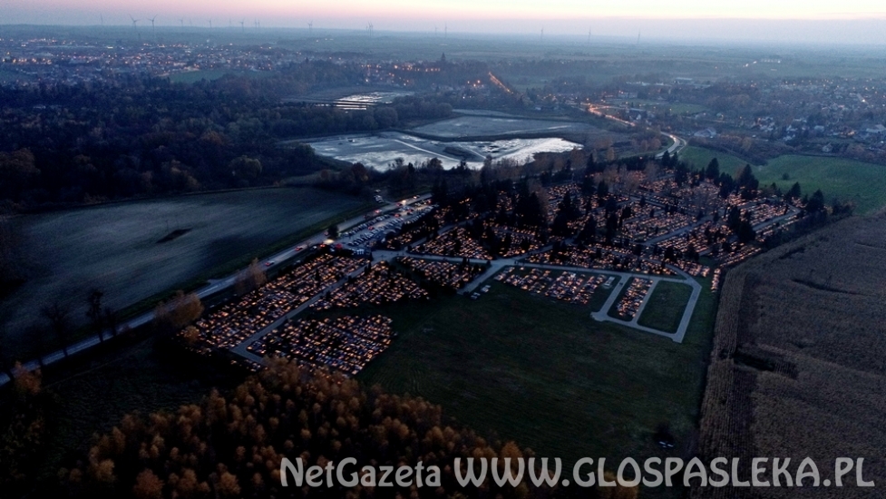 Cmentarz z lotu ptaka