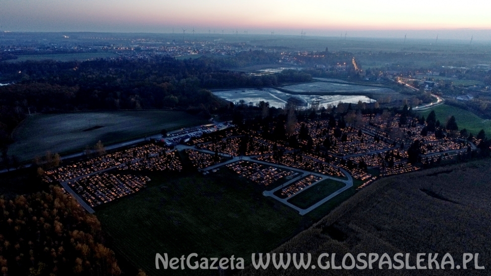 Cmentarz z lotu ptaka
