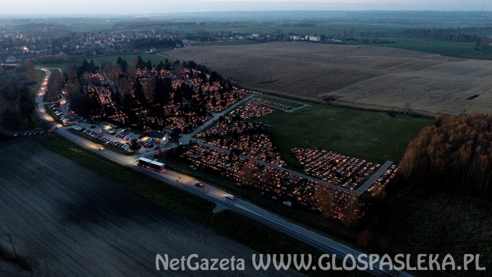 Cmentarz z lotu ptaka