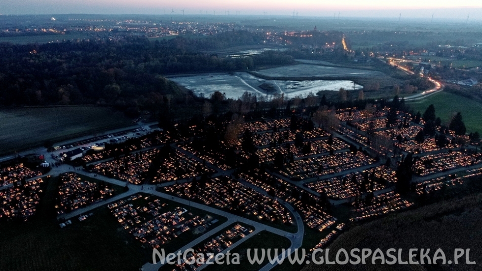 Cmentarz z lotu ptaka