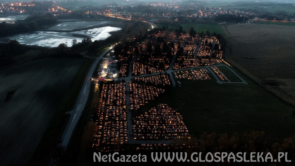 Cmentarz z lotu ptaka